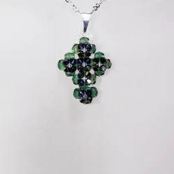 Pendant 30cm - Rusalka-Silver Chain - Pendant 30cm - Laiton argenté